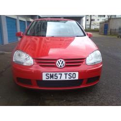 volkswagen golf match tdi turbo diesel 2007 57 plate