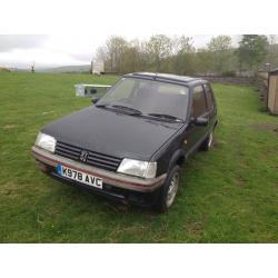 Peugeot 205 GTi 1.9 Japanese Spec Automatic 1992 (K) Graphite Grey Rare Air Con Model