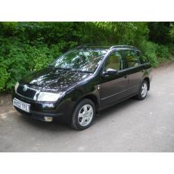 SKODA FABIA ELEGANCE 16V, Black, Auto, Petrol, 2002, 58K