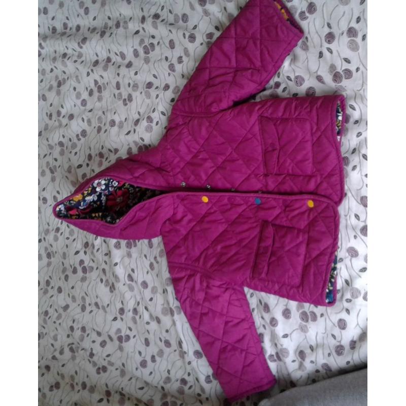 Fuchsia girl jacket (age 2-4)