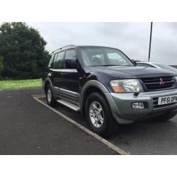 Mitsubishi Shogun 3.2 DiD LWB. 131000 miles. 7 seater, leather seats, triptronic transmission