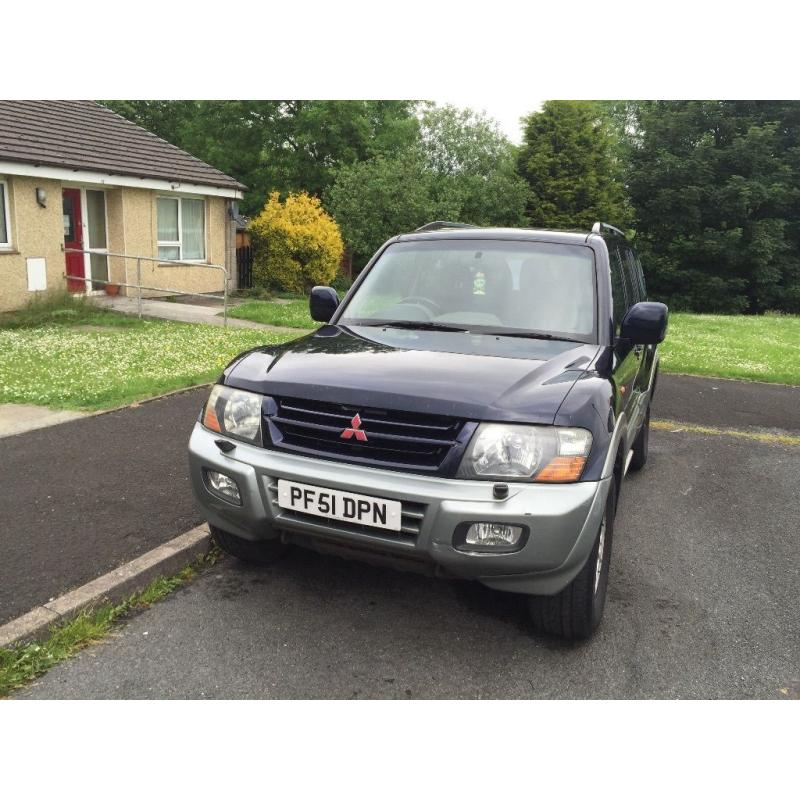 Mitsubishi Shogun 3.2 DiD LWB. 131000 miles. 7 seater, leather seats, triptronic transmission