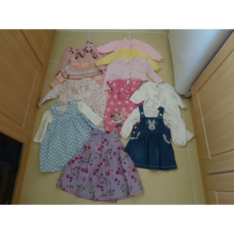 Baby Girls Clothes 3-6 Months 12 items - RJR John Rocha bluezoo Disney Store etc. VGC