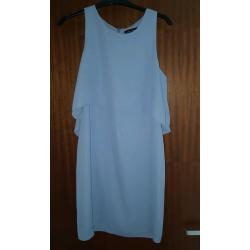 Baby blue dress new look size 10