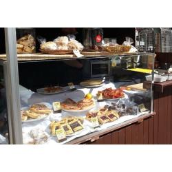 GLASS FOOD DISPLAY CASE