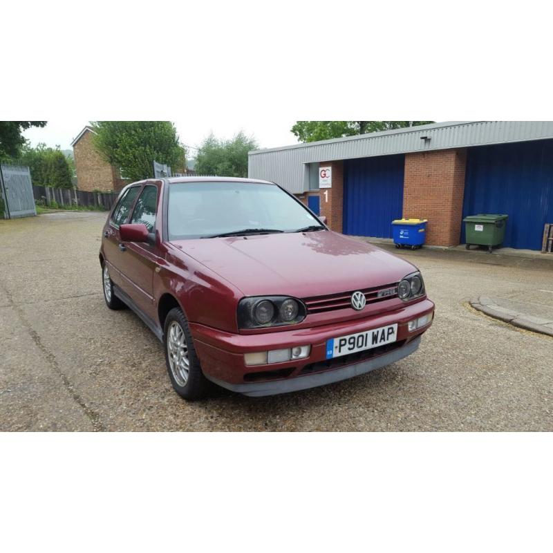 Volkswagen Golf 2.8 VR6 (1996/P Reg) - Burgundy - Morette Lights - Needs TLC -