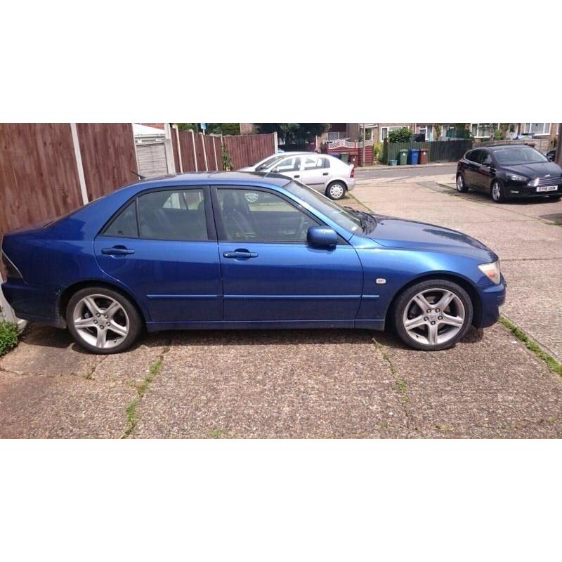 Lexus is200 blue wing 8n8 passenger driver side mint condition 98-05 breaking is300 sportcross post