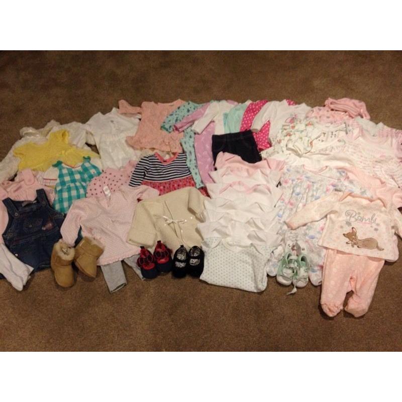 Large Baby Girl 0-3m Bundle