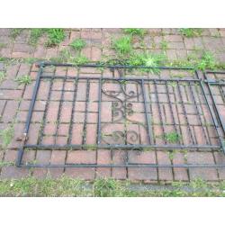 Metal Gates. Driveway. Pair Of. Good Condition. 1365mm X 1000mm. Black. Ornate.