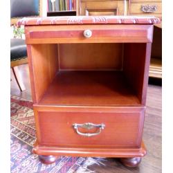 NEW SALE PRICE - GORGEOUS MAHOGANY IRISH MADE BEDSINE CABINETS (ON CASTORS) - WE CAN DELIVER