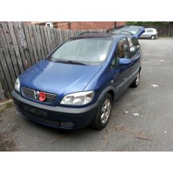 vauxhall zafira elegance 2002 2.0 dti