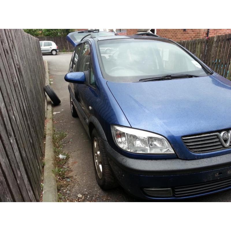 vauxhall zafira elegance 2002 2.0 dti