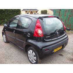 PEUGEOT 107 5 DOOR BLACK