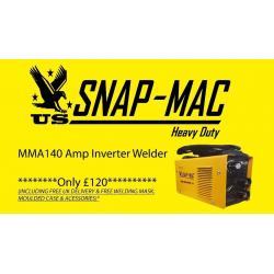 US-SNAP-MAC 140 AMP MINI MMA WELDER (FREE U.K DELIVERY) NOT MIG