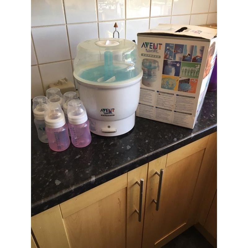 Avent 6 bottle electric steam steriliser