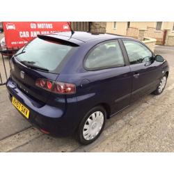 2007 (57) SEST IBIZA 1.2, 1 YEAR MOT, 61000 MILES, WARRANTY NOT POLO CORSA FIESTA PUNTO 207 SKODA