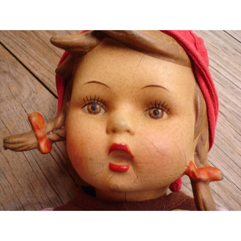 Little shopper----Hummel Rubber Doll----for the collector