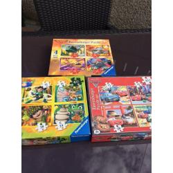 Variety of jigsaw puzzles