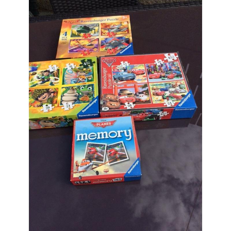 Variety of jigsaw puzzles