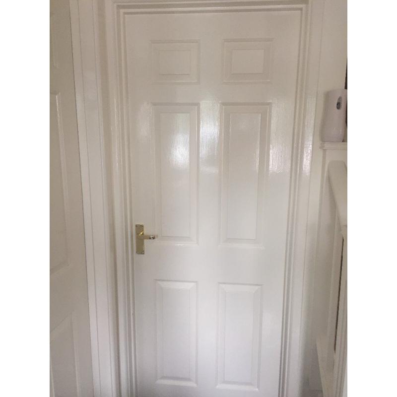 White internal doors for sale.