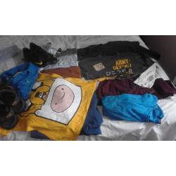 Bundle of Boys age 11-13 Teenager clothes mostly Winter a few summer things