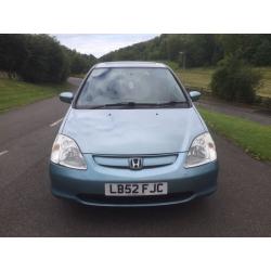 2003 Honda Civic 1.6 i VTEC SE Executive 5dr Automatic