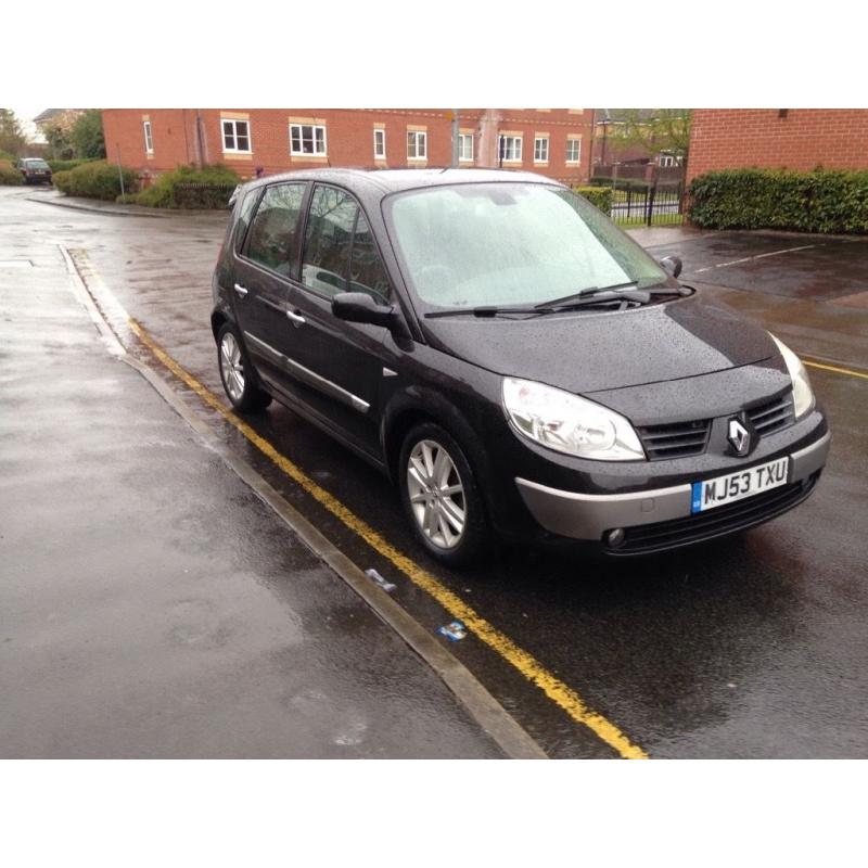 Renault scenic, low millage, one owner from new