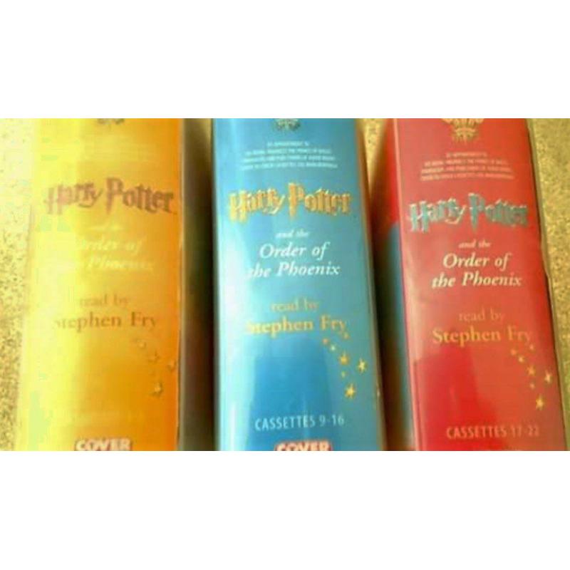 TWO FULL COLLECTABLE SETS OF HARRY POTTER AUDIOBOOKS' VGC