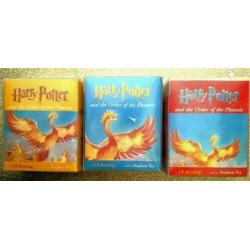 TWO FULL COLLECTABLE SETS OF HARRY POTTER AUDIOBOOKS' VGC