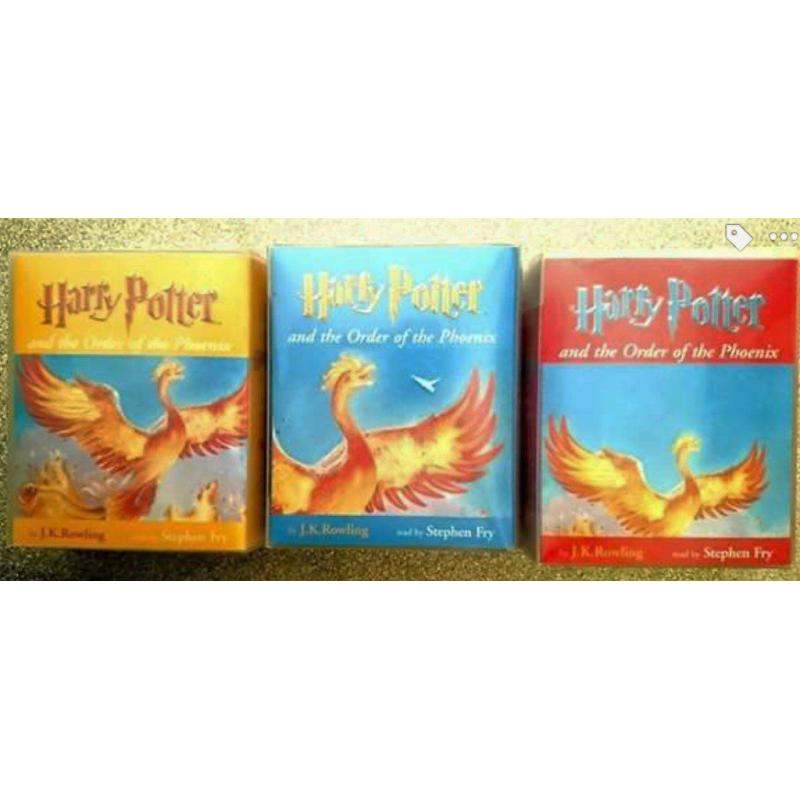 TWO FULL COLLECTABLE SETS OF HARRY POTTER AUDIOBOOKS' VGC