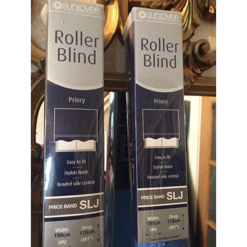 Roller blinds brand new in boxes