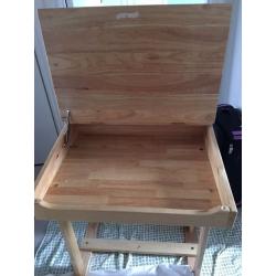 Childs wooden desk and chair absolutely charming wooden desk and matching chair