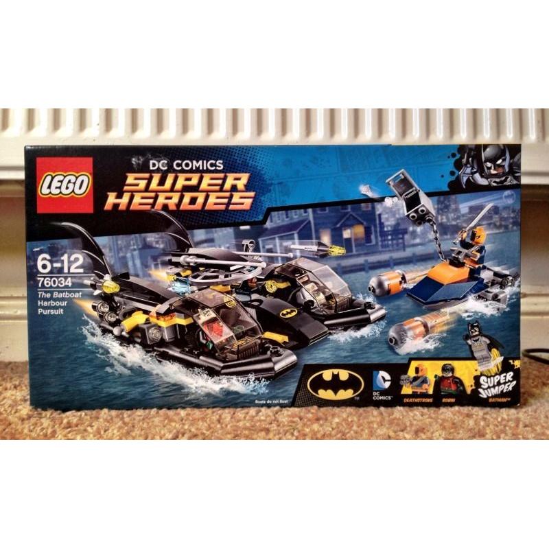 Lego Superheroes Batman Harbour Pursuit New