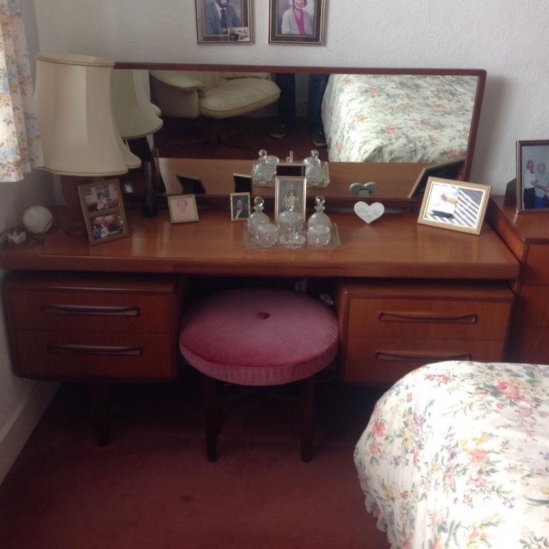 G Plan Fresco dressing table with matching stool