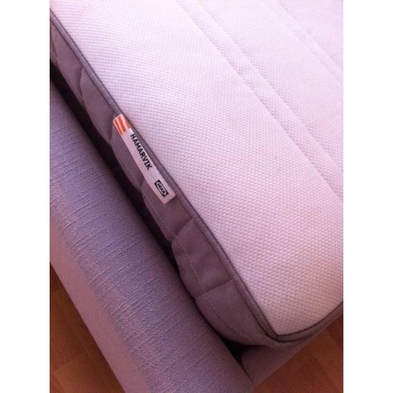 Ikea HAMARVIK Kingsize Mattress - Less than 6 months old. MUST GO. RIDICULOUSLY CHEAP!