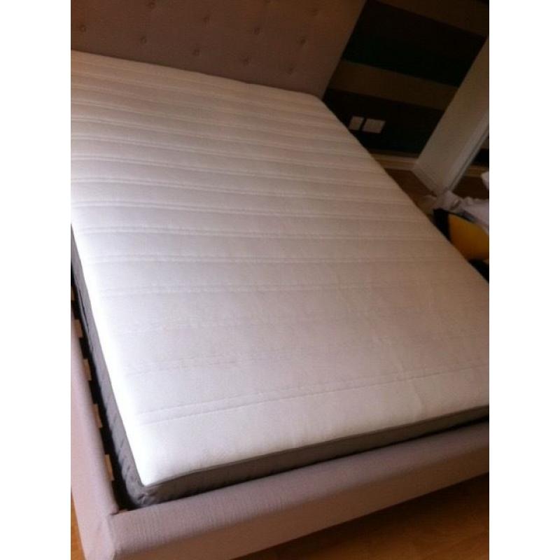 Ikea HAMARVIK Kingsize Mattress - Less than 6 months old. MUST GO. RIDICULOUSLY CHEAP!