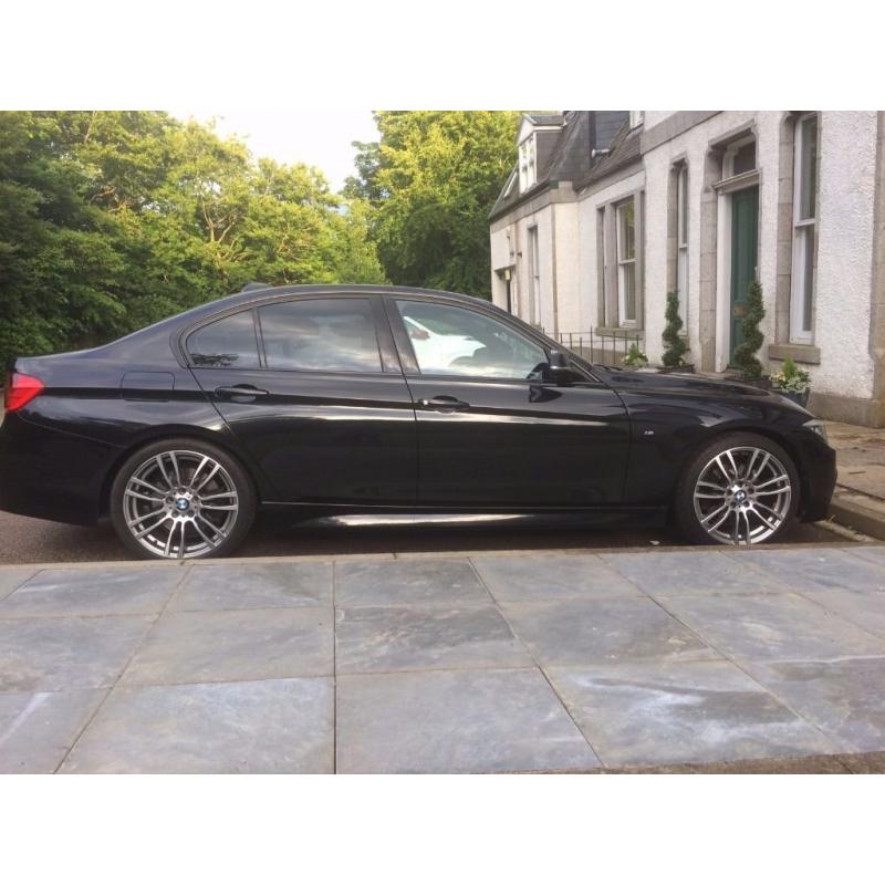 BMW 330d F30 New Model M Sport, 2012, Black, FSH, 19"Alloys in Perfect Cond, Full Leather, VGC