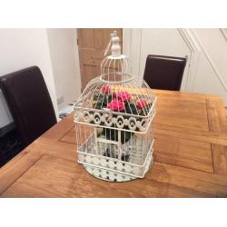 Wedding decoration - Birdcages for centre pieces x12