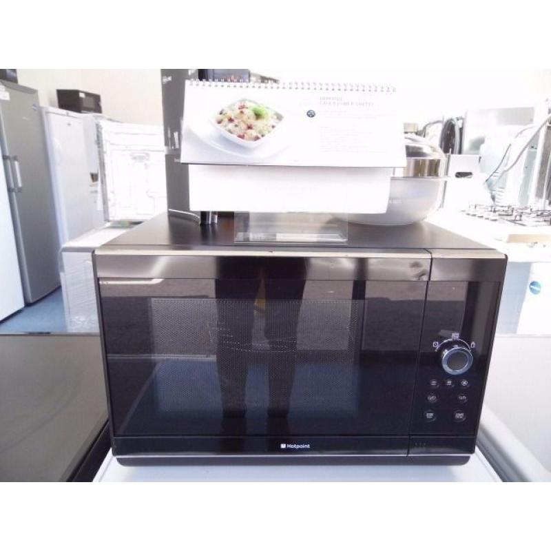 NEW GRADED 28 L BLACK HOTPOINT COMBI MICROWAVE REF: 11627