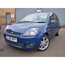 2008 (58) Ford Fiesta 1.25 Zetec Blue Edition 5dr Hatchback, July 2017 MOT