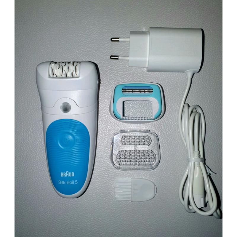 Braun Silk-Epil 5-511 Starter Kit Wet/Dry Epilator for Women Cordless