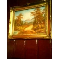 NICE SMALL OIL ON BOARD LANSCAPE PAINTING SIGNED BY THE ARTIST: CAFFRIA