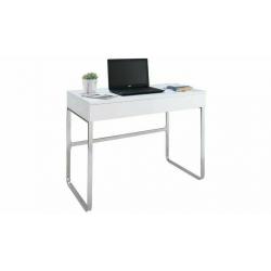 Home Sammy 2 Drawer Desk - White Gloss No465/0391