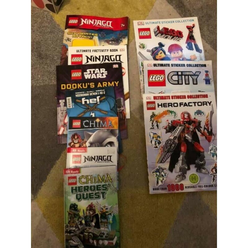 NINJAGO LEGO BOOKS STICKER BOOKS