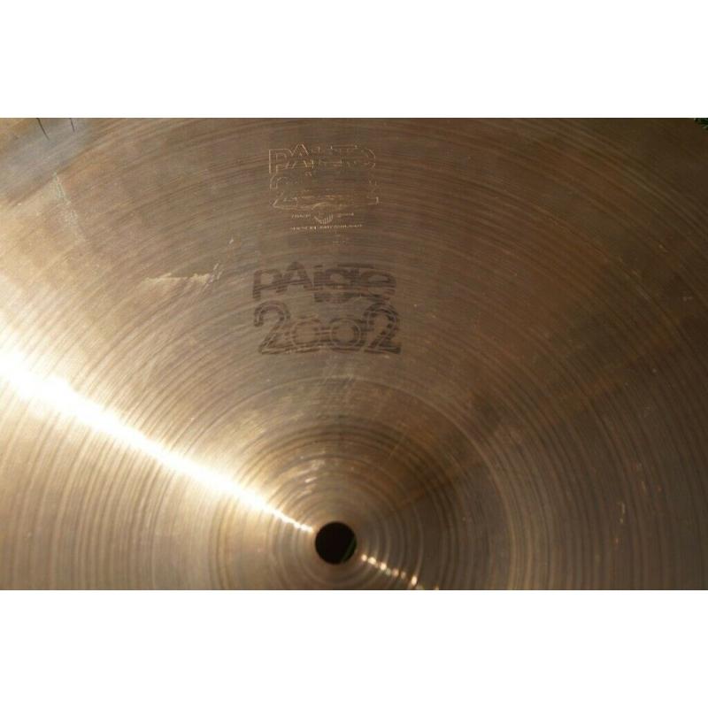 Paiste 2002 16 inch medium cymbal - '78 - Black logo - 1132g - Vintage