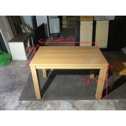 Wooden dining table