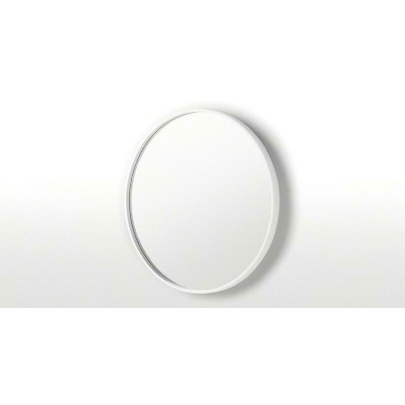 MADE - MADE Essentials Bex Large Round Mirror 76cm, White - RRP: ?99