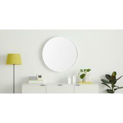 MADE - MADE Essentials Bex Large Round Mirror 76cm, White - RRP: ?99